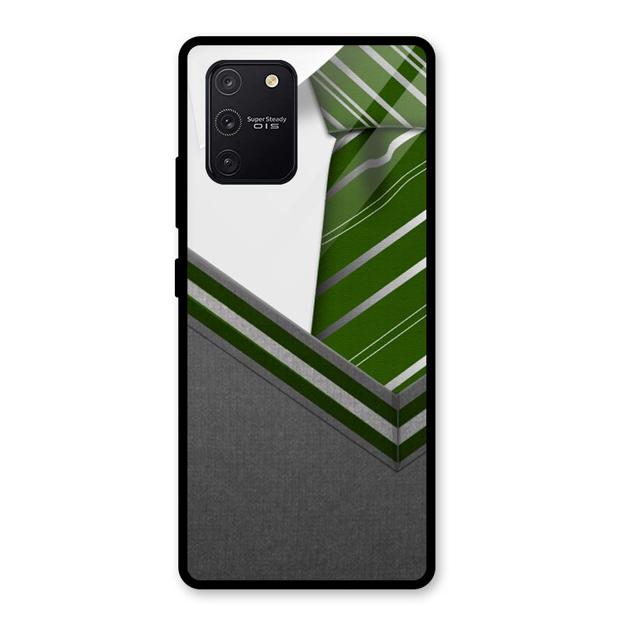 Grey Sweater Glass Back Case for Galaxy S10 Lite