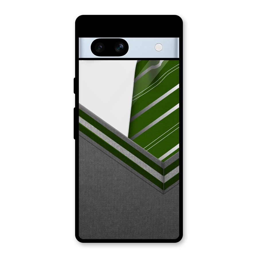 Grey Sweater Glass Back Case for Google Pixel 7a