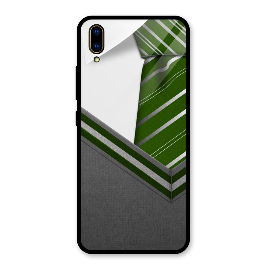 Grey Sweater Glass Back Case for Vivo V11 Pro
