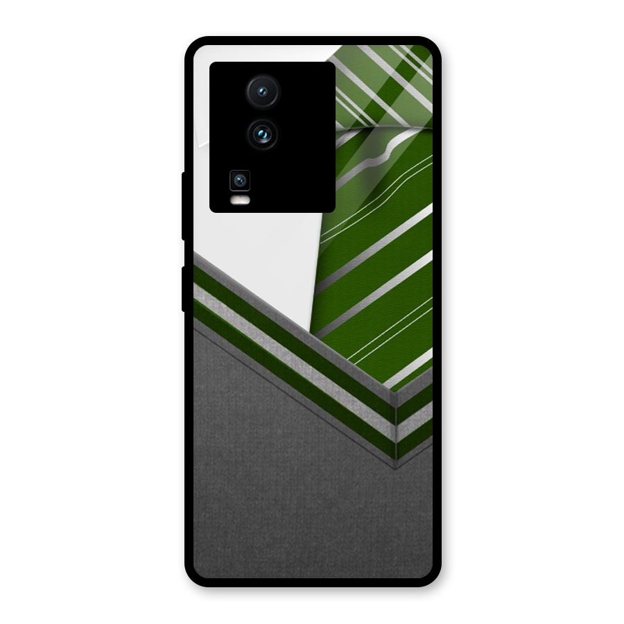 Grey Sweater Glass Back Case for Vivo iQOO Neo 7