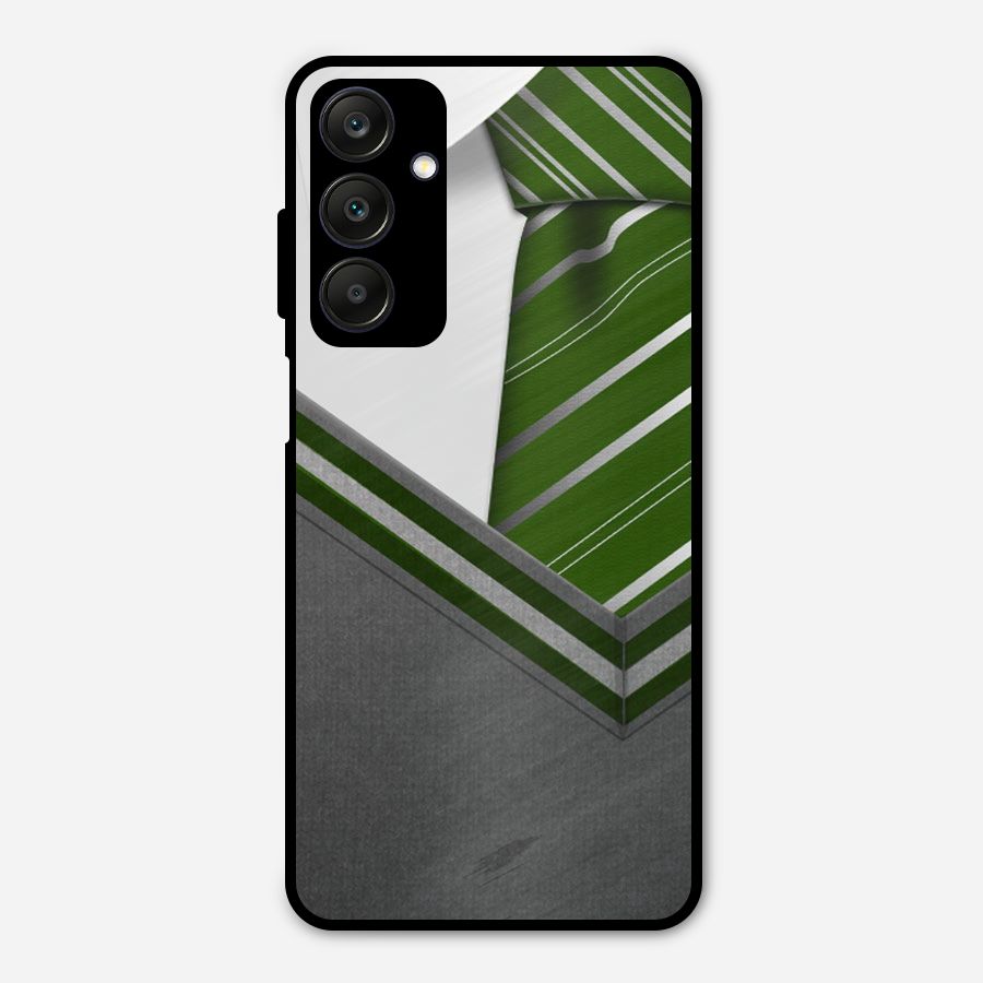 Grey Sweater Metal Back Case for Galaxy A25 5G