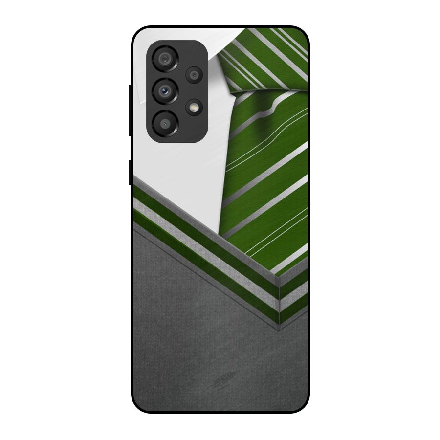 Grey Sweater Metal Back Case for Galaxy A33 5G
