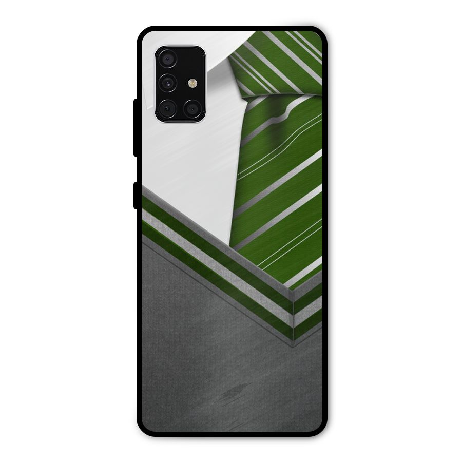 Grey Sweater Metal Back Case for Galaxy A51