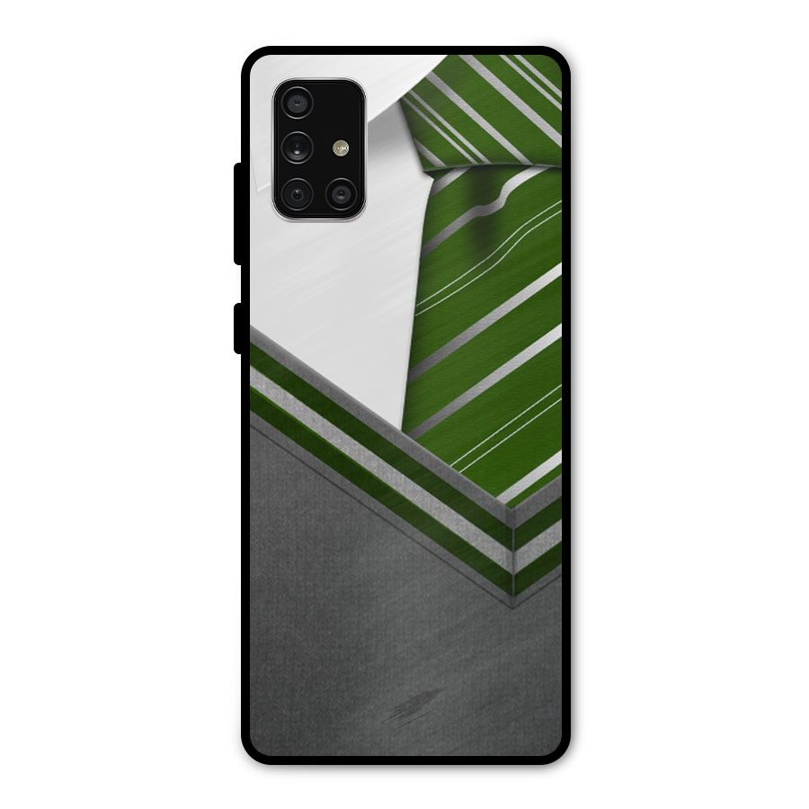 Grey Sweater Metal Back Case for Galaxy A71