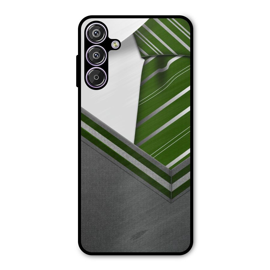 Grey Sweater Metal Back Case for Galaxy F15