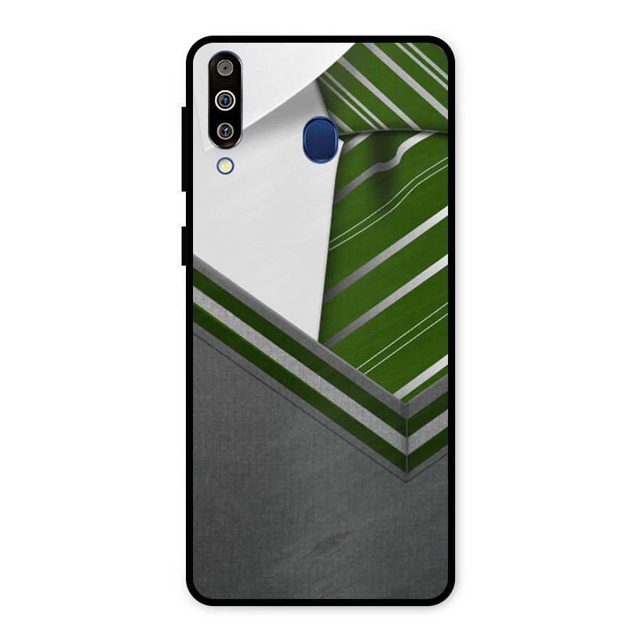 Grey Sweater Metal Back Case for Galaxy M30