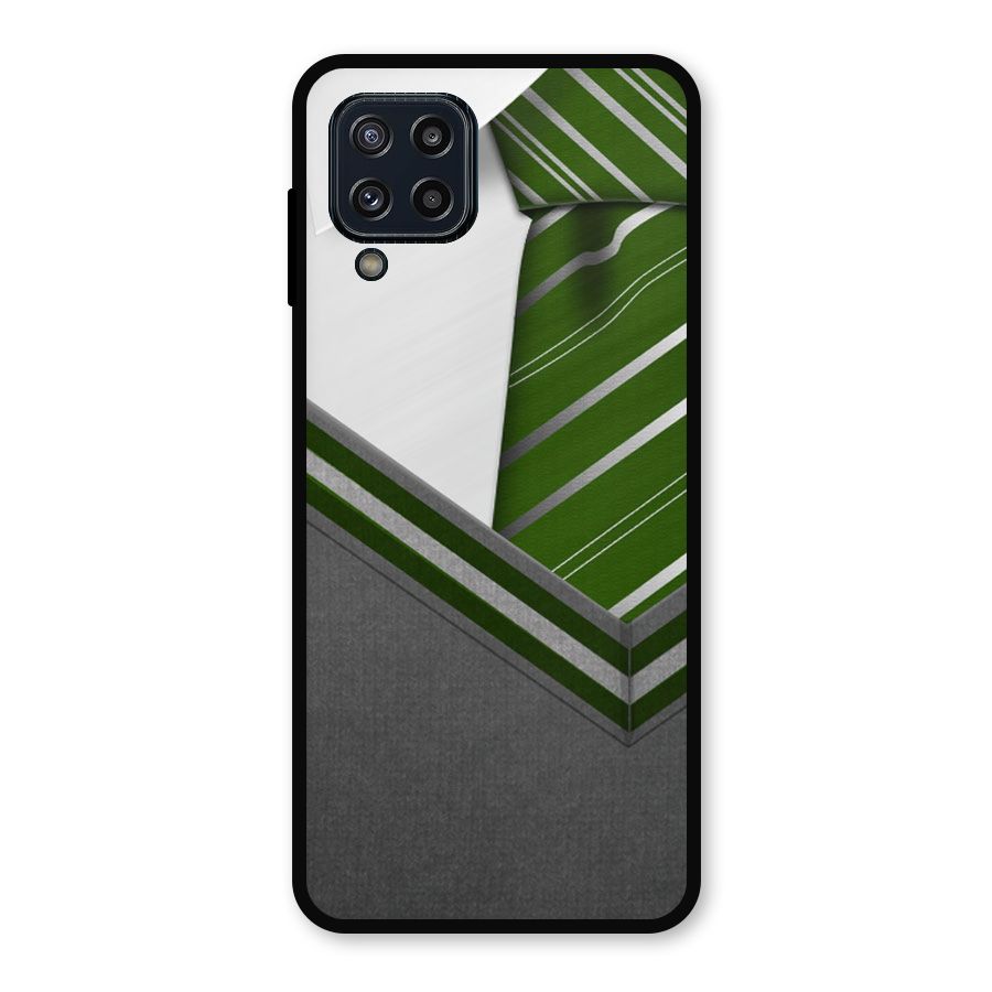Grey Sweater Metal Back Case for Galaxy M32