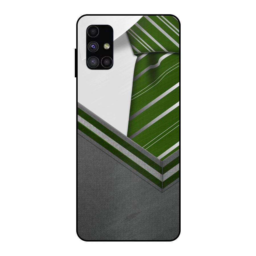 Grey Sweater Metal Back Case for Galaxy M51