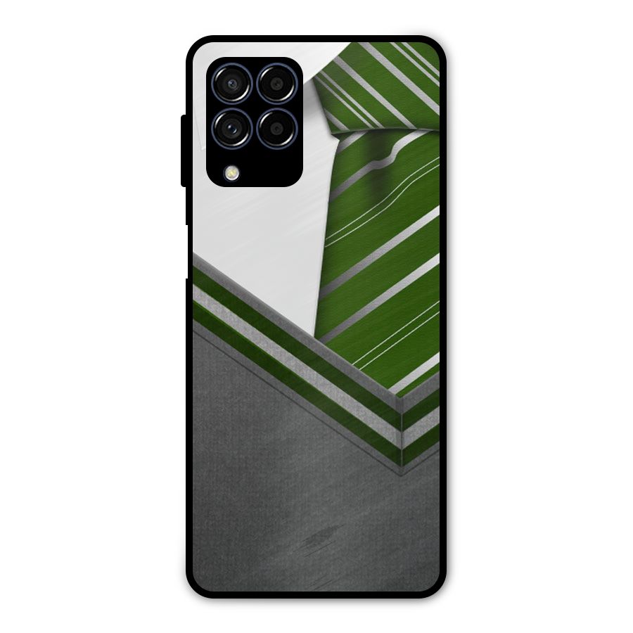 Grey Sweater Metal Back Case for Galaxy M53 5G