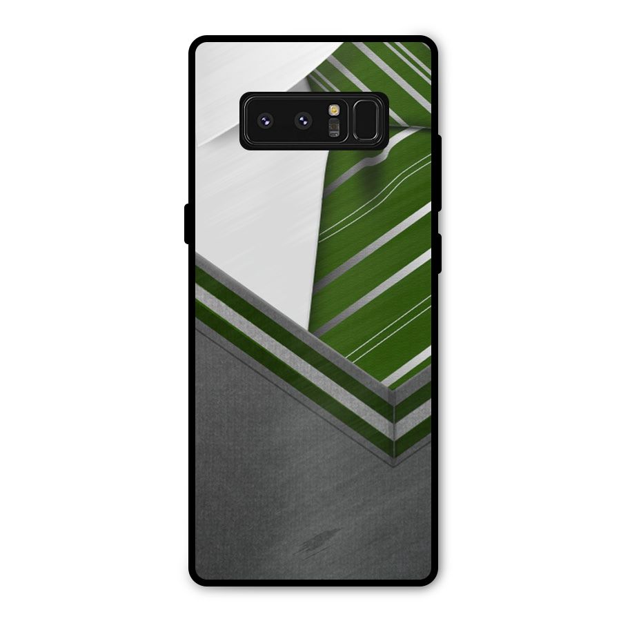Grey Sweater Metal Back Case for Galaxy Note 8
