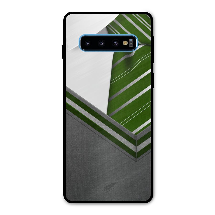 Grey Sweater Metal Back Case for Galaxy S10