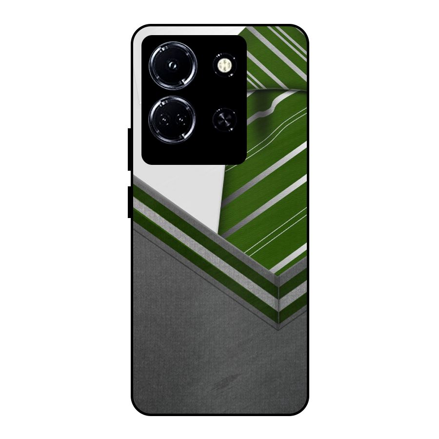 Grey Sweater Metal Back Case for Infinix Note 30 5G