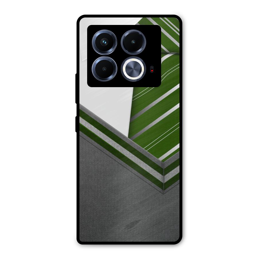 Grey Sweater Metal Back Case for Infinix Note 40 5G