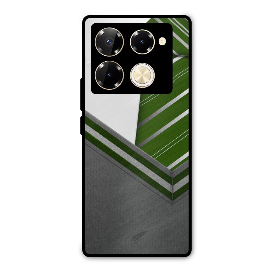 Grey Sweater Metal Back Case for Infinix Note 40 Pro