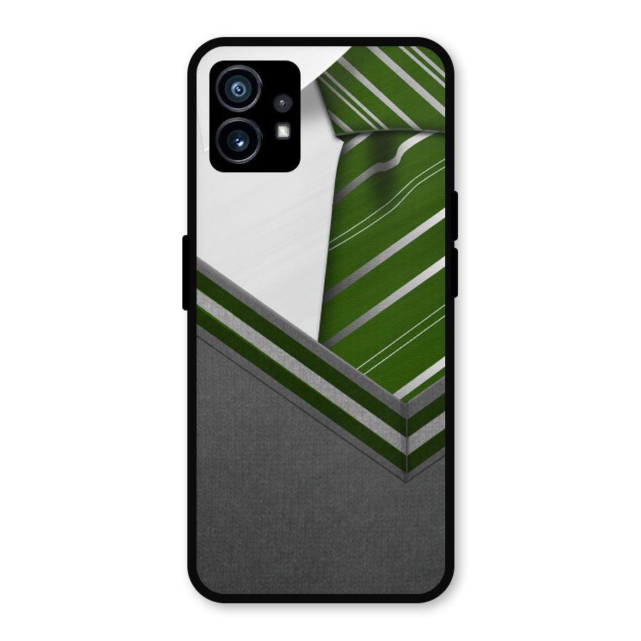 Grey Sweater Metal Back Case for Nothing Phone 1