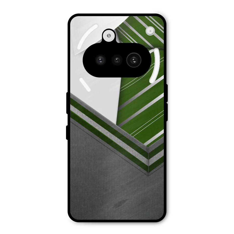 Grey Sweater Metal Back Case for Nothing Phone 3a