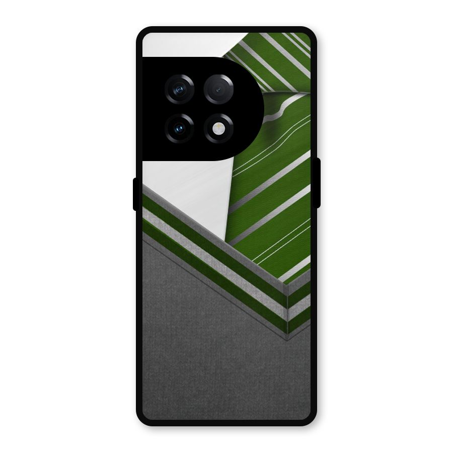 Grey Sweater Metal Back Case for OnePlus 11R