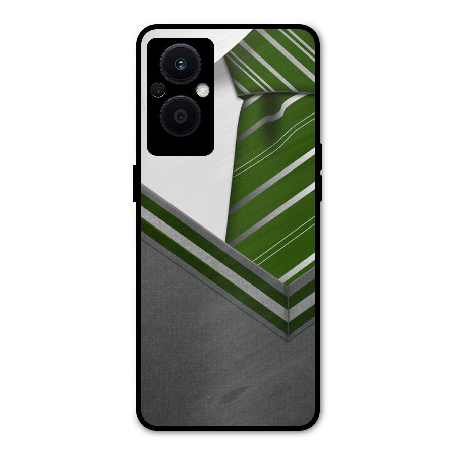 Grey Sweater Metal Back Case for Oppo F21s Pro 5G