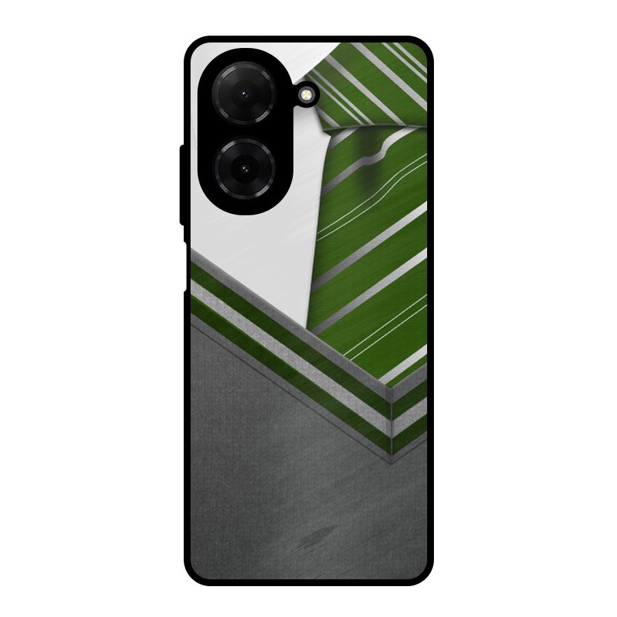 Grey Sweater Metal Back Case for Poco C71