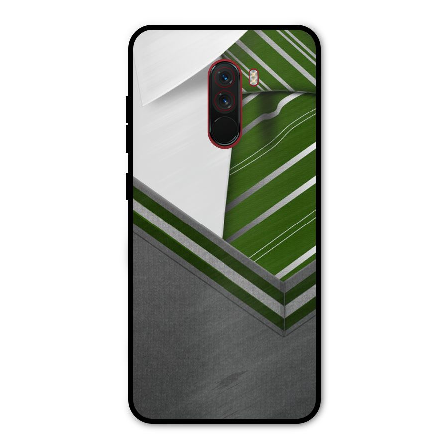 Grey Sweater Metal Back Case for Poco F1