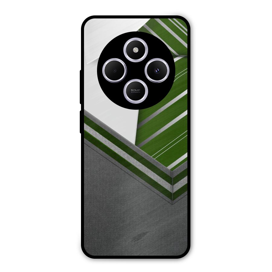 Grey Sweater Metal Back Case for Poco M7