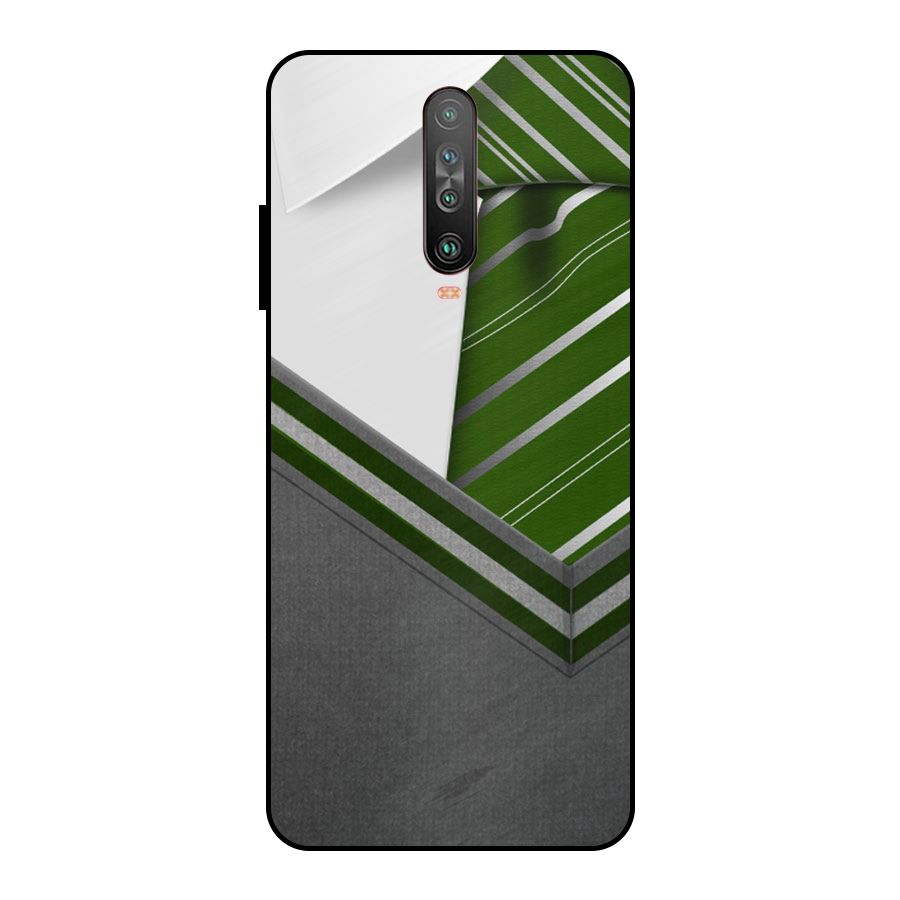 Grey Sweater Metal Back Case for Poco X2