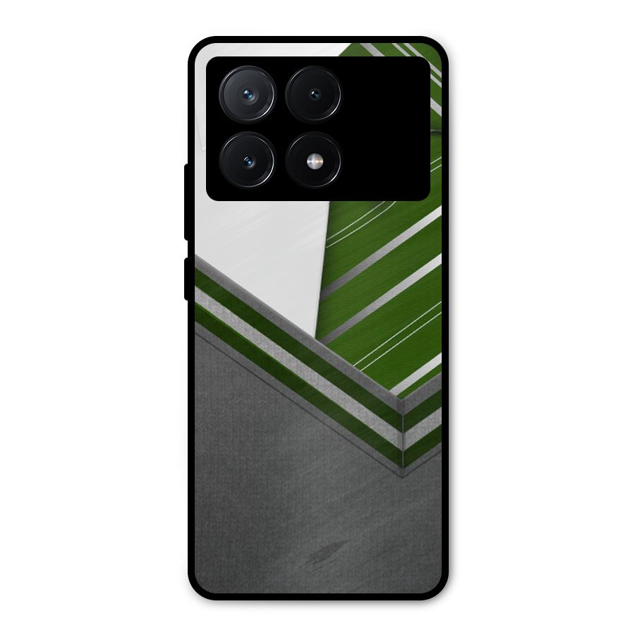 Grey Sweater Metal Back Case for Poco X6 Pro
