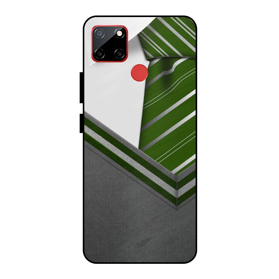 Grey Sweater Metal Back Case for Realme C12