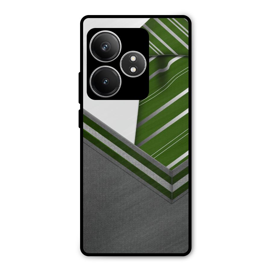 Grey Sweater Metal Back Case for Realme GT 6T