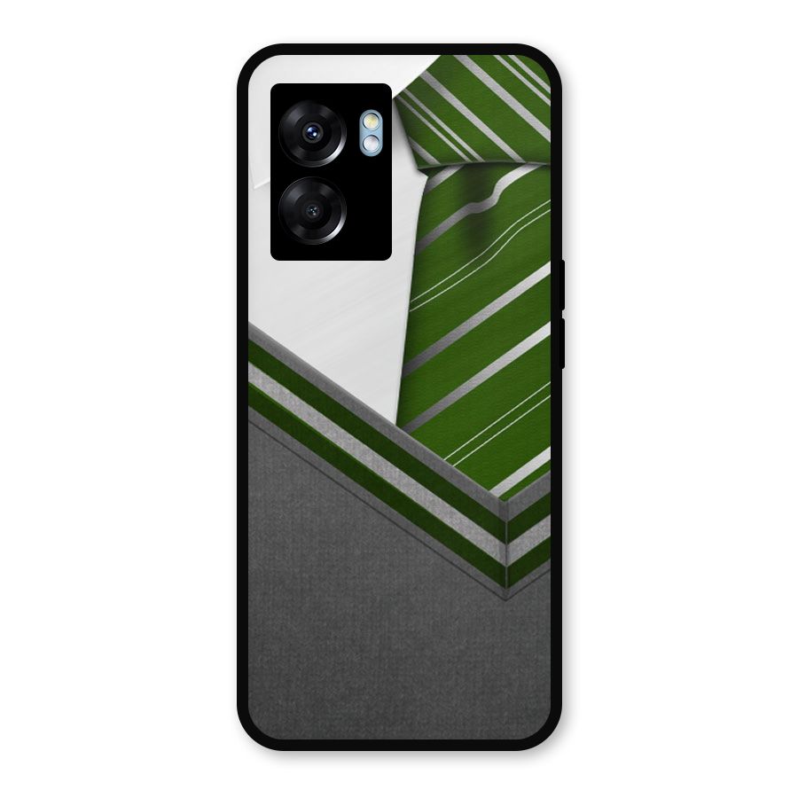 Grey Sweater Metal Back Case for Realme Narzo 50 5G