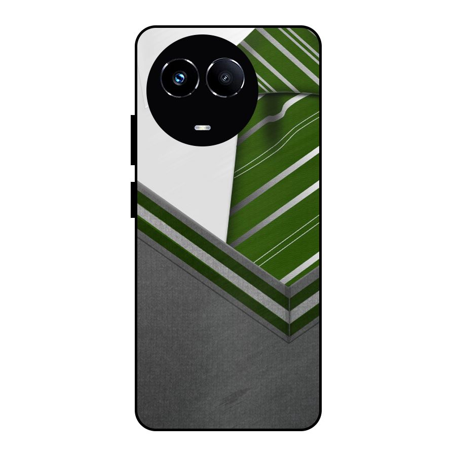 Grey Sweater Metal Back Case for Realme Narzo 60X