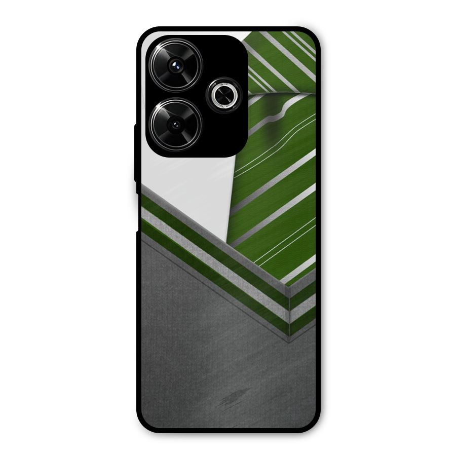 Grey Sweater Metal Back Case for Redmi 13 5G