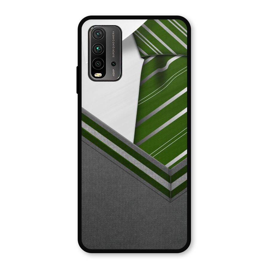 Grey Sweater Metal Back Case for Redmi 9 Power