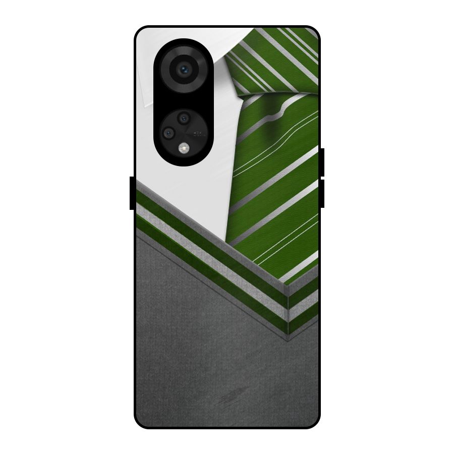 Grey Sweater Metal Back Case for Reno8 T 5G