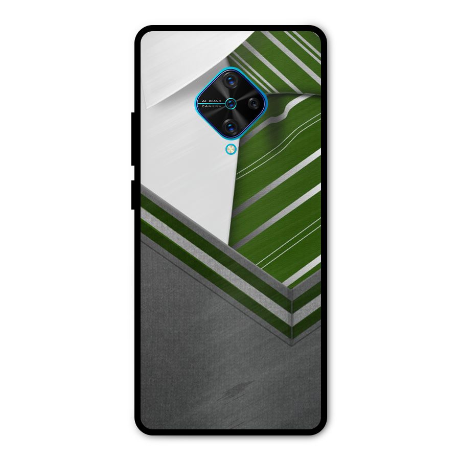 Grey Sweater Metal Back Case for Vivo S1 Pro