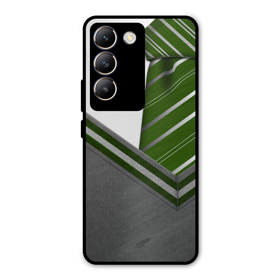 Grey Sweater Metal Back Case for Vivo T3 5G