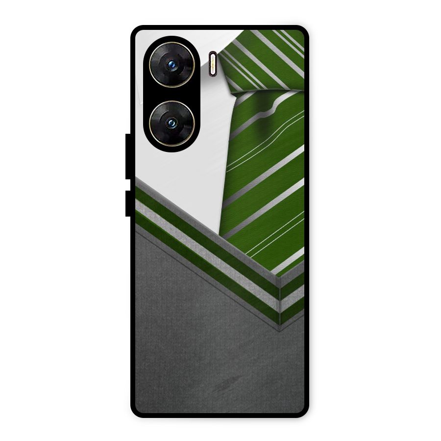 Grey Sweater Metal Back Case for Vivo V29e