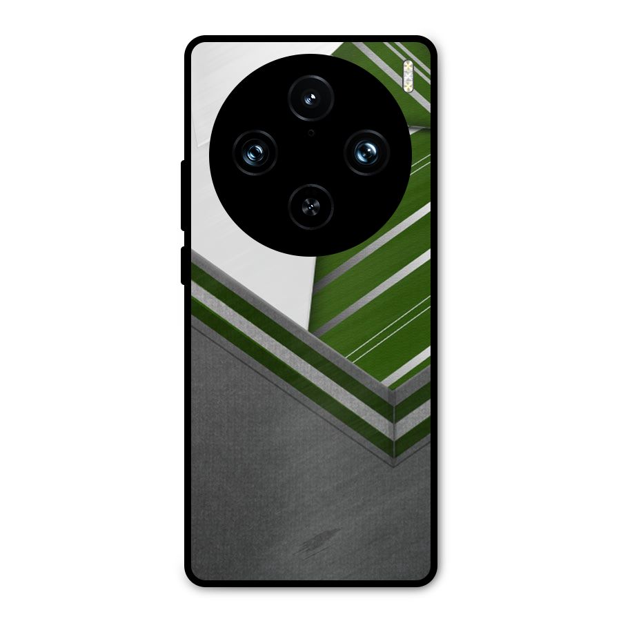 Grey Sweater Metal Back Case for Vivo X100 Pro
