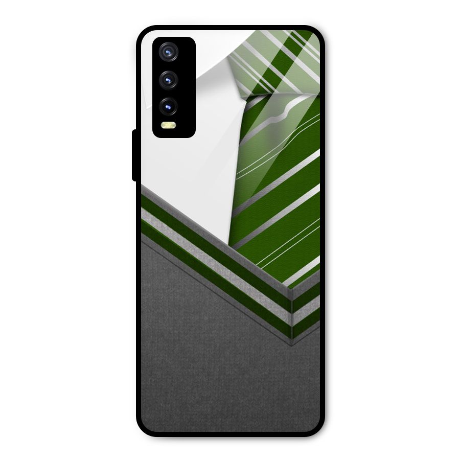 Grey Sweater Metal Back Case for Vivo Y20g
