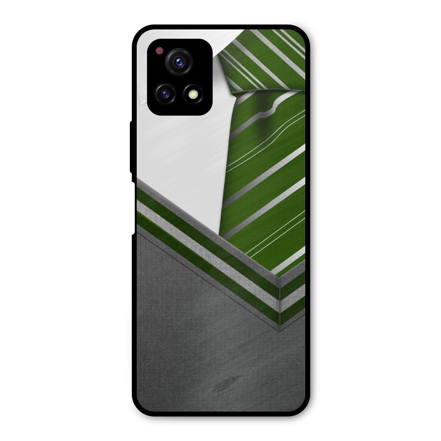 Grey Sweater Metal Back Case for Vivo Y72 5G