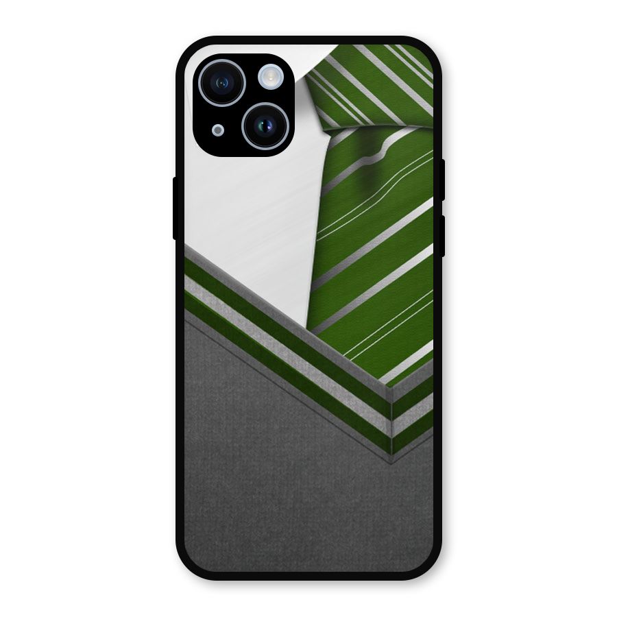Grey Sweater Metal Back Case for iPhone 14