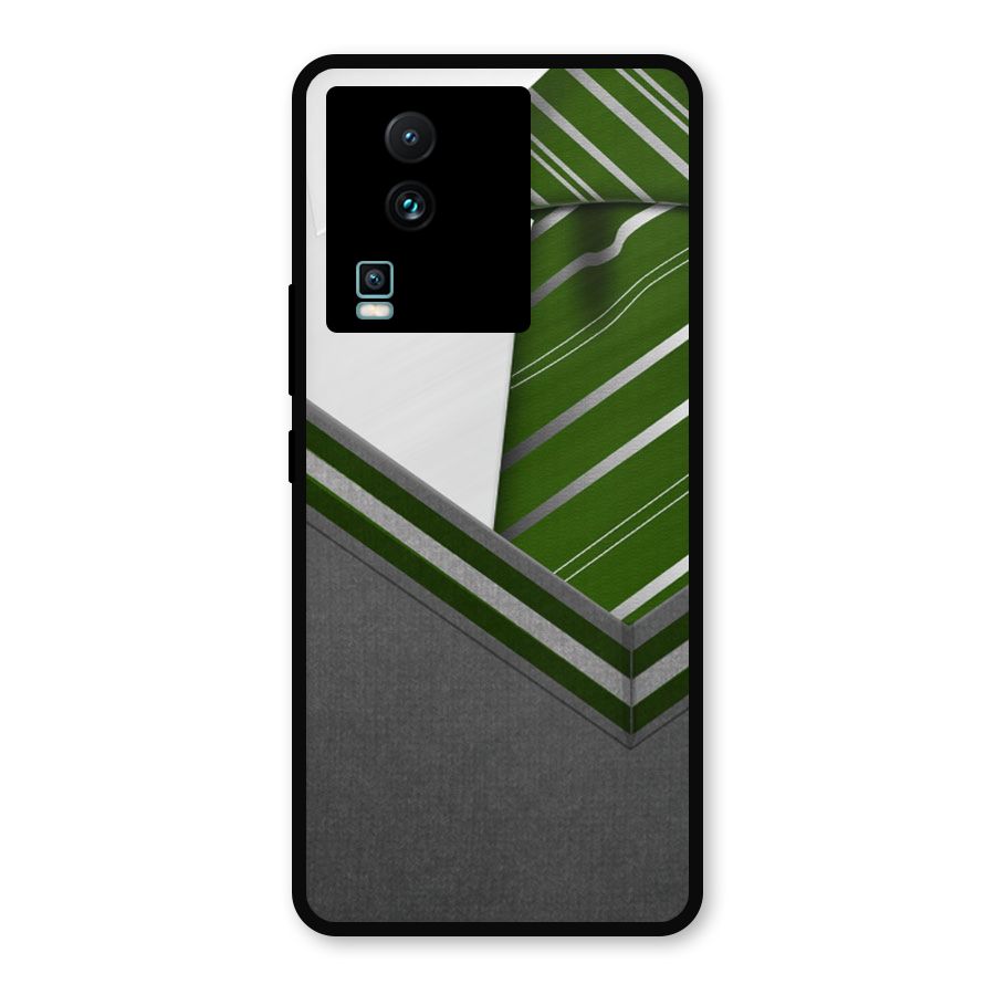 Grey Sweater Metal Back Case for iQOO Neo 7 Pro