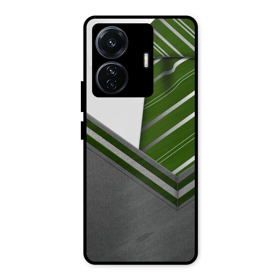 Grey Sweater Metal Back Case for iQOO Z6