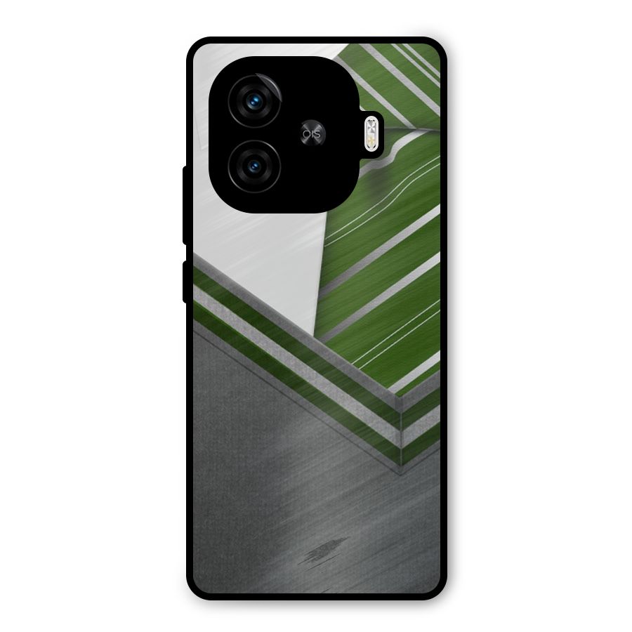 Grey Sweater Metal Back Case for iQOO Z9 Turbo