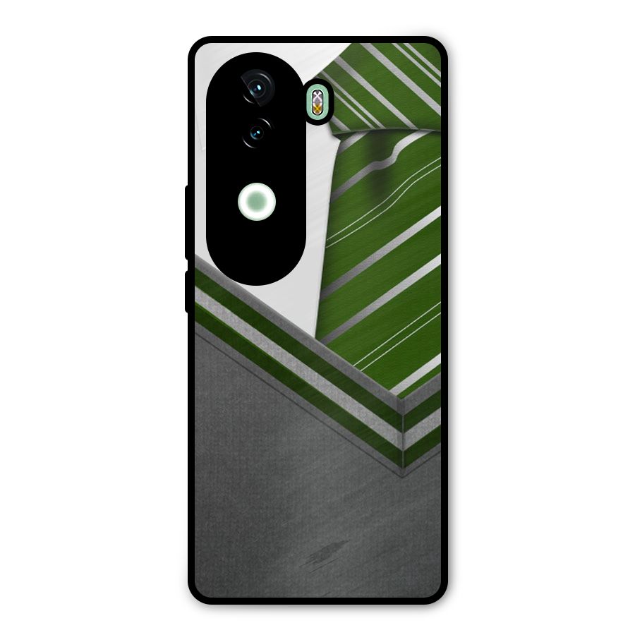 Grey Sweater Metal Back Case for iQOO Z9s