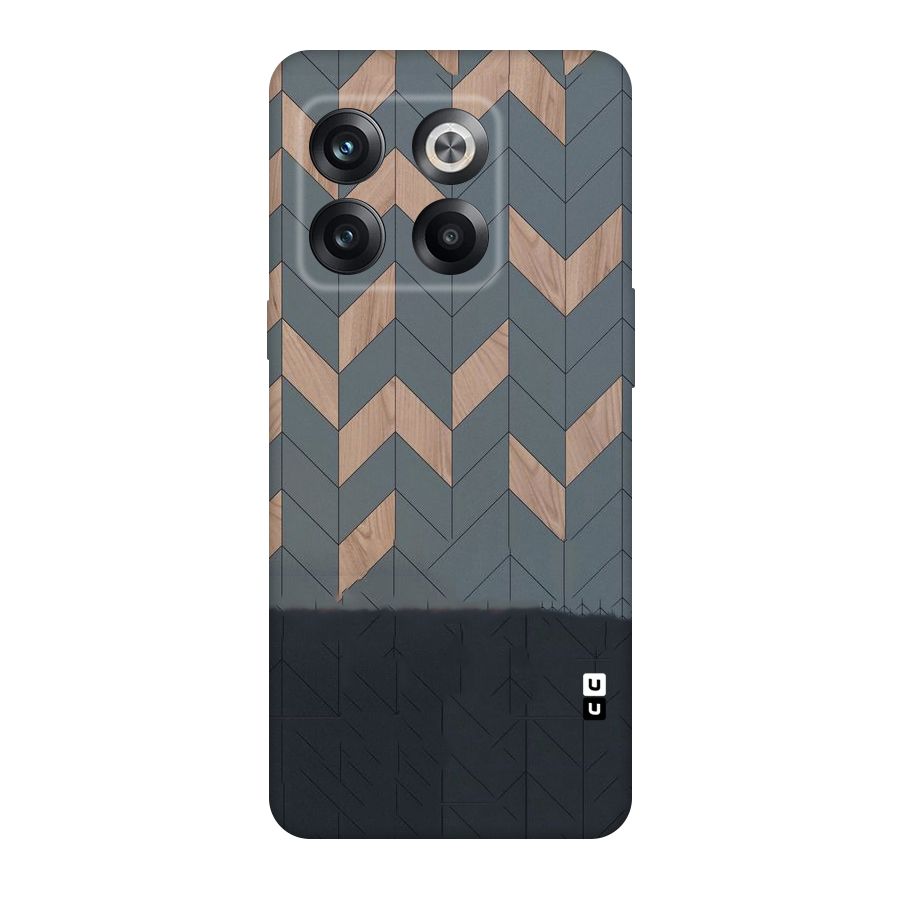 Greyish Wood Design Original Polycarbonate Back Case for OnePlus 10T