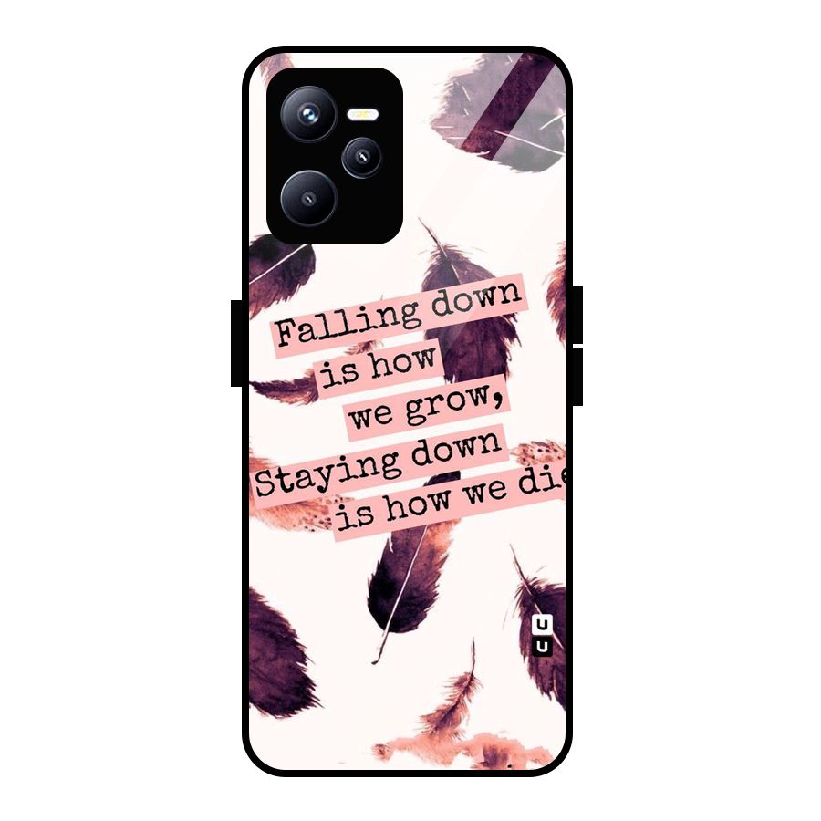 Grow Glass Back Case for Realme C35