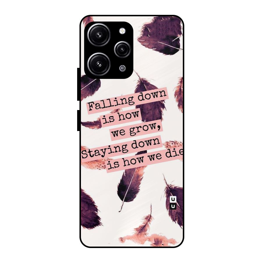 Grow Glass Back Case for Redmi 12 4G