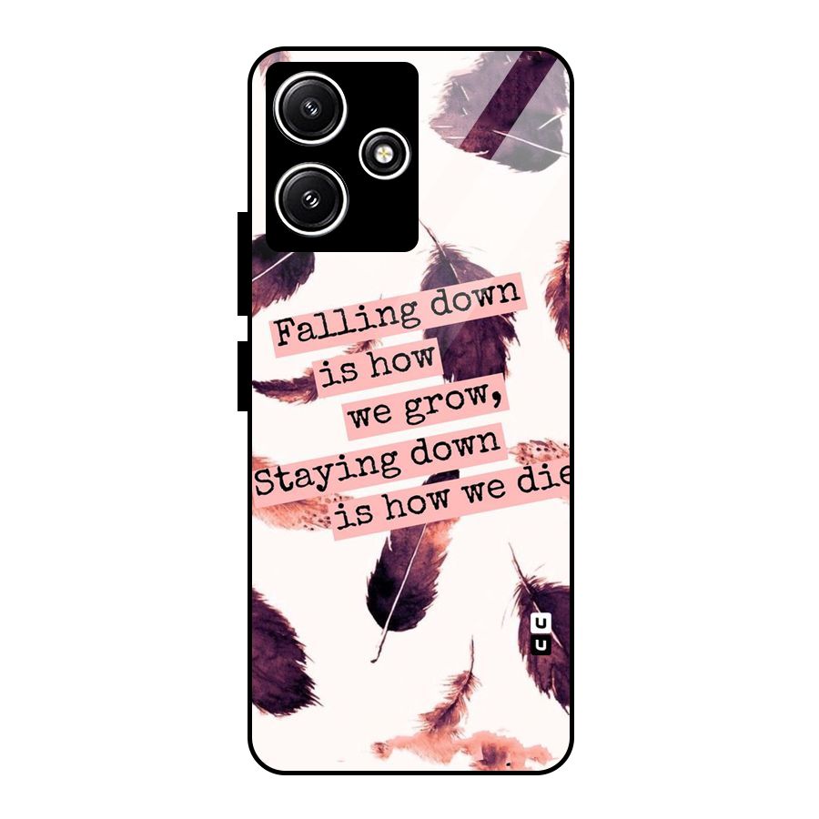 Grow Glass Back Case for Redmi 12 5G