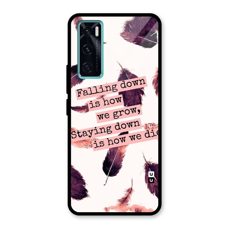 Grow Glass Back Case for Vivo V20 SE